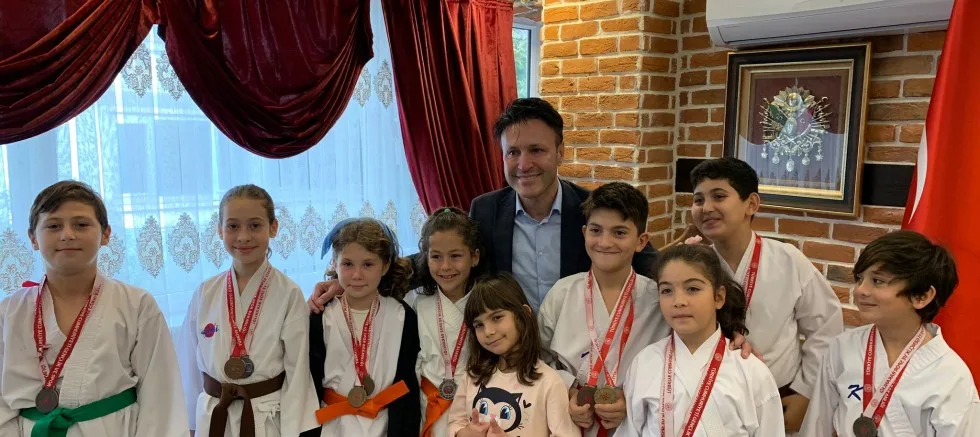 Karatecilerden Başkan Soyuak’a Ziyaret