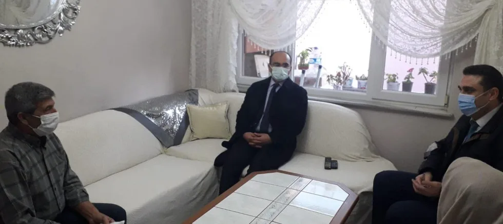 Kaymakam Abacı’dan Gazi Ailesine Ziyaret