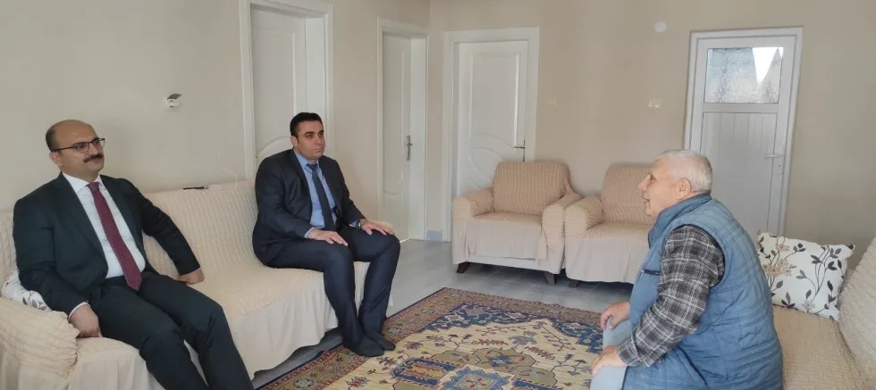 Kaymakam Abacı’dan Gazi Aileye Ziyaret
