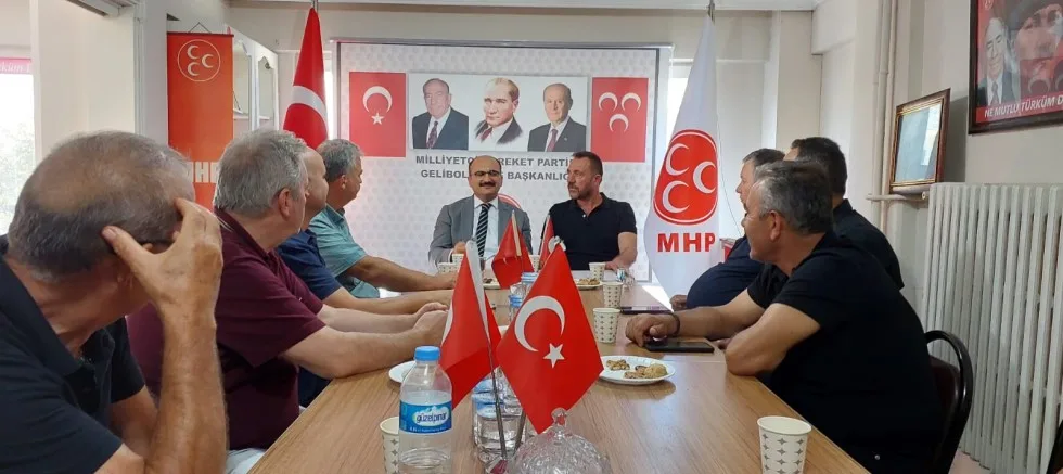 Kaymakam Abacı’dan MHP İlçe Başkanlığı’na Ziyaret