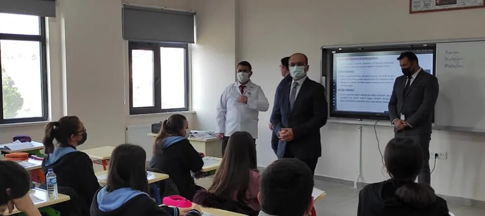 Kaymakam Abacı Fen Lisesi’ni Ziyaret Etti