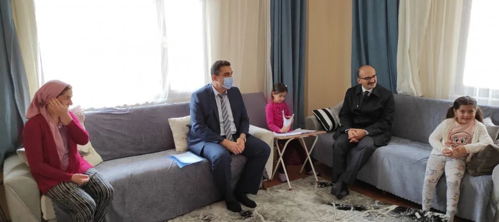 Kaymakam Bekir Abacı’dan Aile Ziyareti