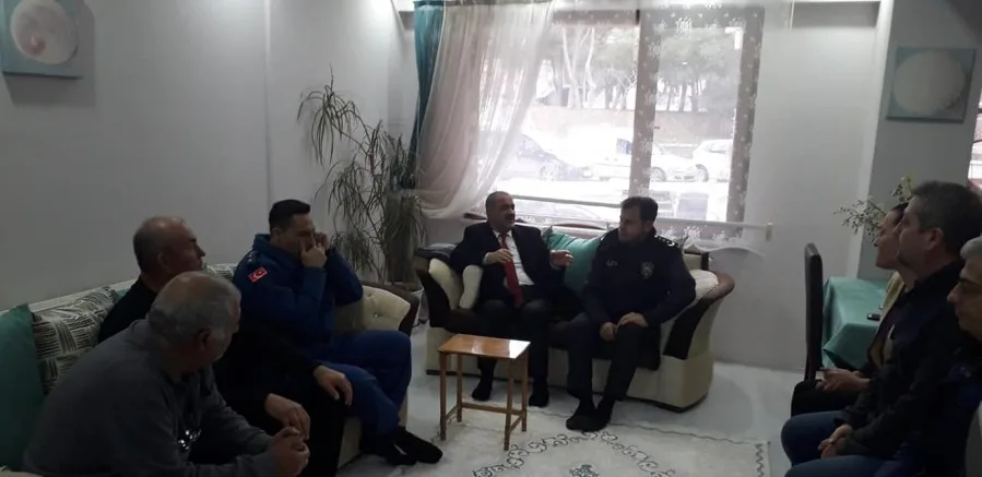 KAYMAKAM HAKAN KILINÇKAYA  TAZİYE ZİYARETİNDE BULUNDU