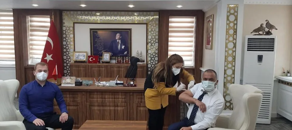 Kaymakam Kılınçkaya, Covid-19 Aşısının İkinci Dozunu Oldu