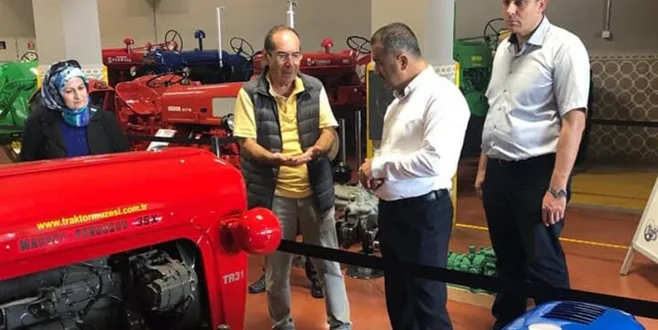 Kaymakam Kılınçkaya Traktör Müzesini Ziyaret Etti