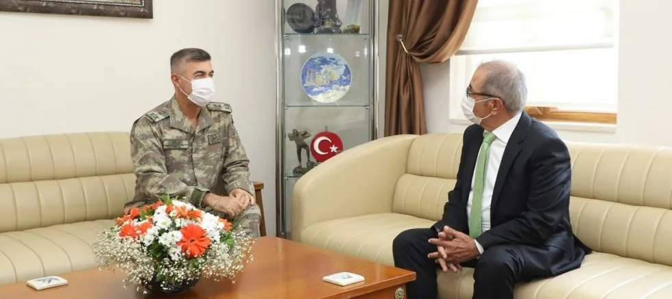 Kolordu Komutanı Oğuz’dan Başkan Özacar’a İade-i Ziyaret