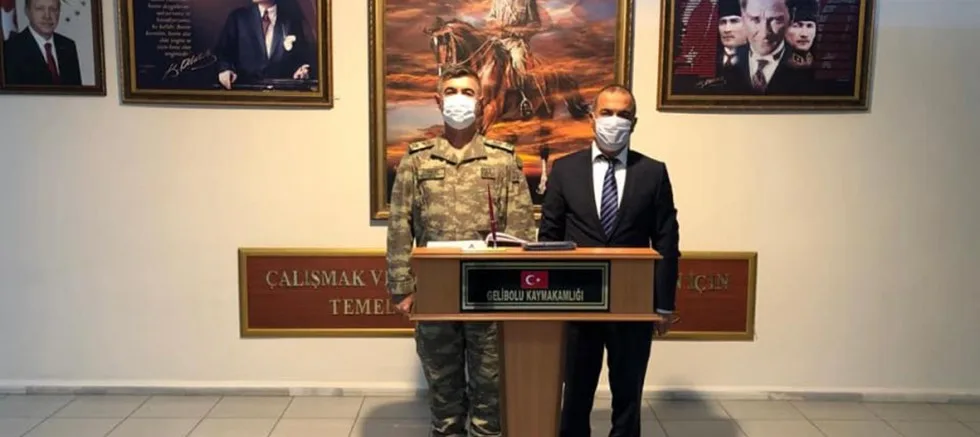 Kolordu Komutanı Oğuz’dan Kaymakam Kılınçkaya’ya Ziyaret
