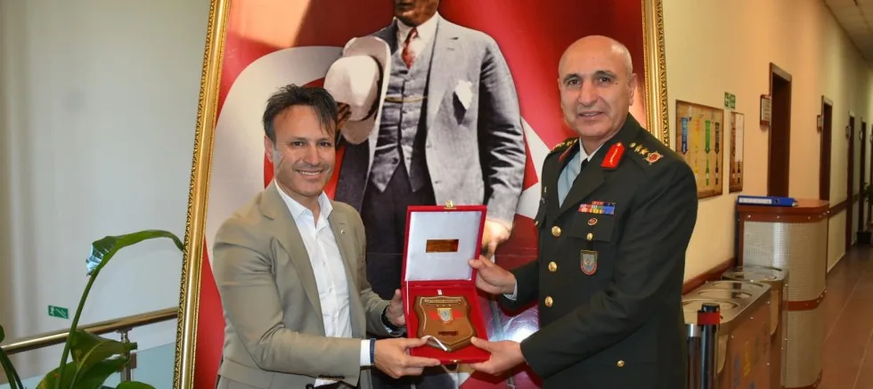 Kolordu Komutanı Yaldız’dan Başkan Soyuak’a Ziyaret
