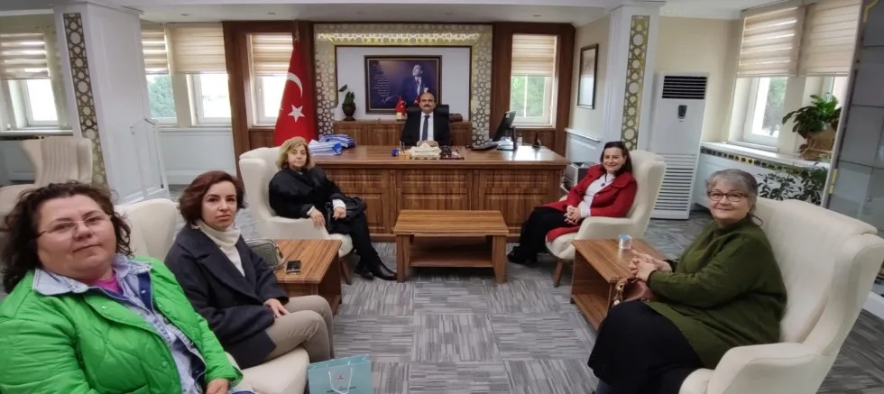 Koza Kadınlar Kooperatifinden Kaymakam Abacı’ya Ziyaret