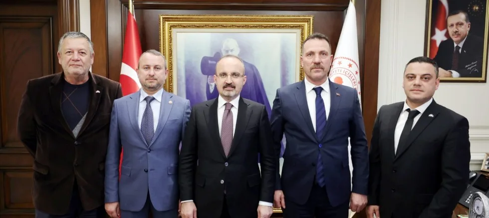 MHP İlçe Yönetiminden Turan’a Ziyaret