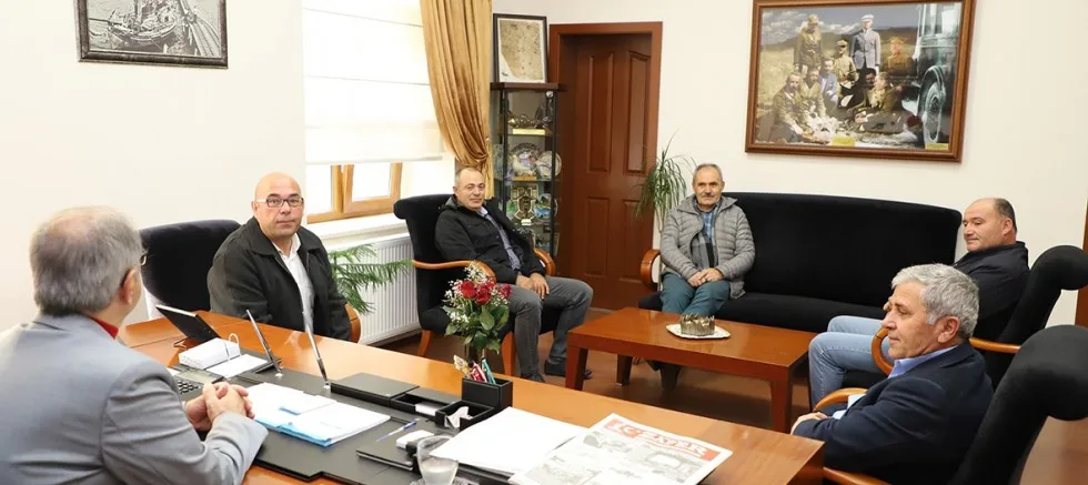 Minibüsçüler Kooperatifinden Başkan Özacar’a Ziyaret