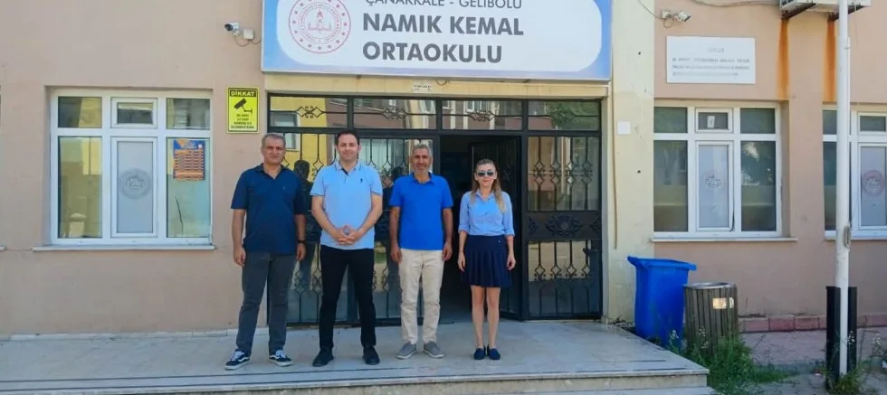 Müdür Aydın’dan Namık Kemal Ortaokulu’na Ziyaret