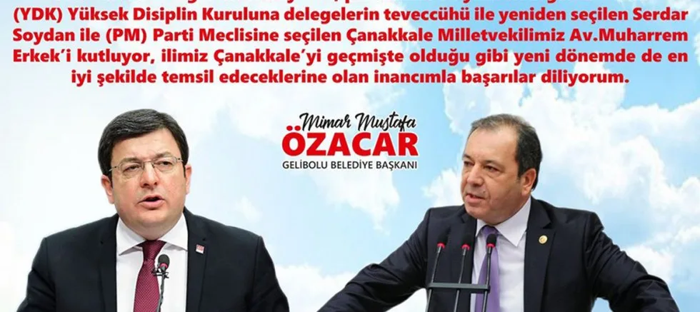 Muharrem Erkek Yeniden Seçildi!