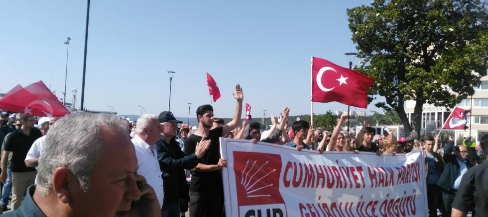 Muharrem İnce için otobüs kaldırıldı
