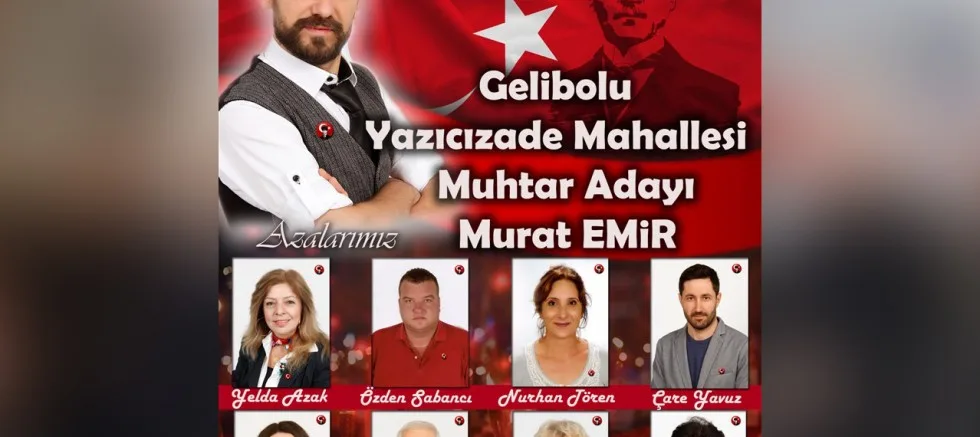 MURAT EMİR YAZICIZADE MAHALLESİ MUHTARI ADAYI
