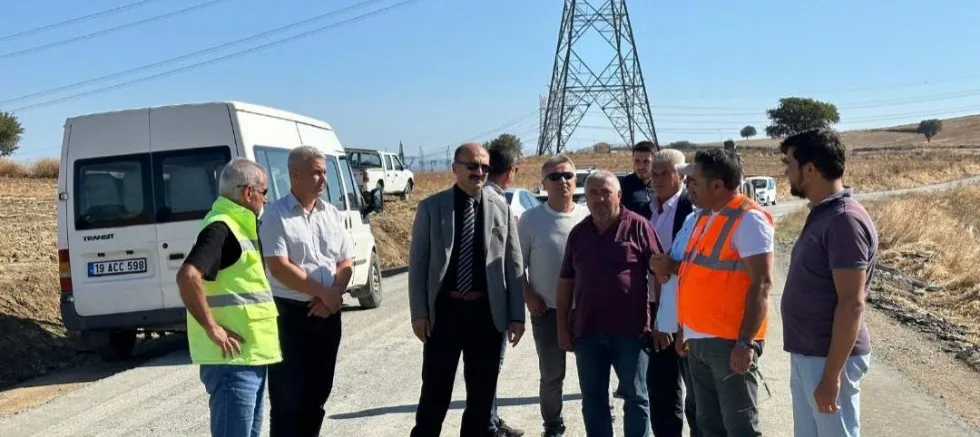 Ocaklı Köy Yolunda Çalışmalar Devam Ediyor