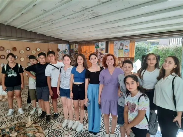 Öğrenciler, Eserlerini Troia Festivali’nde Sergiledi