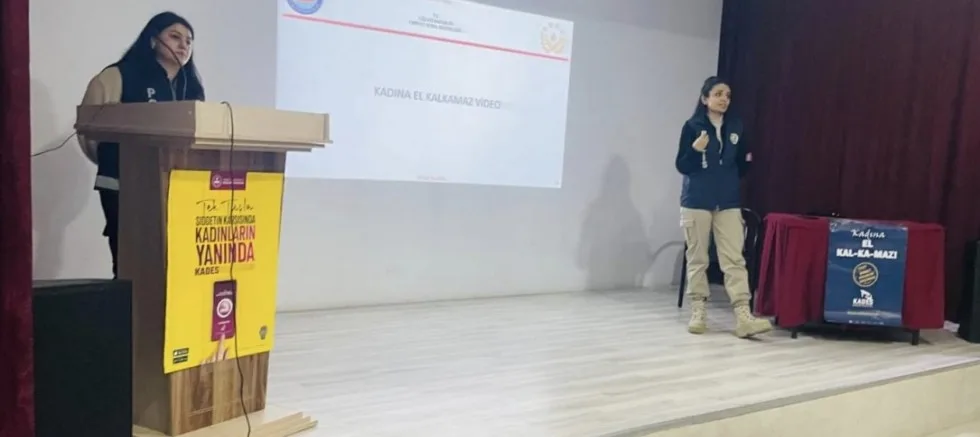 Öğrencilere KADES Uygulaması Tanıtıldı