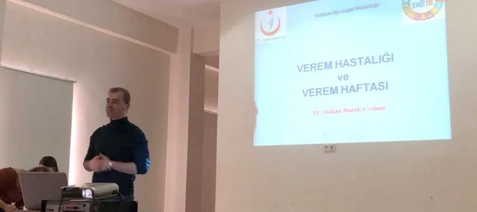 Öğrencilere Verem Eğitimi Verildi