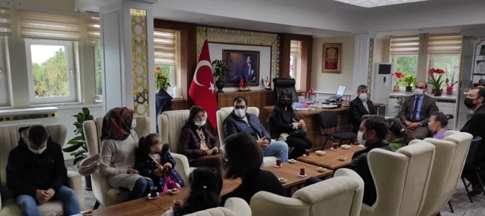 Öğretmen ve Öğrencilerden Kaymakam Abacı’ya Ziyaret