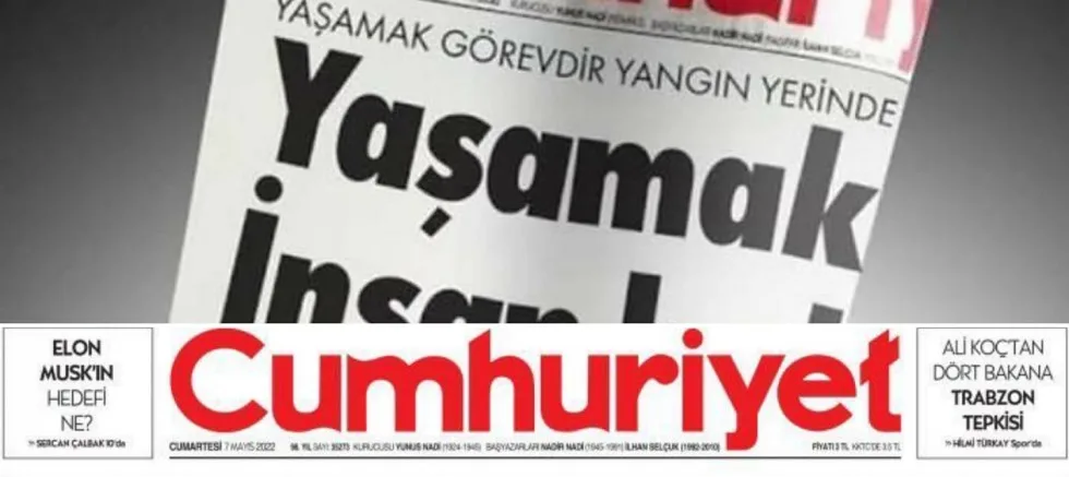 Özacar, Cumhuriyet Gazetesi’nin 98. Yaşını Kutladı