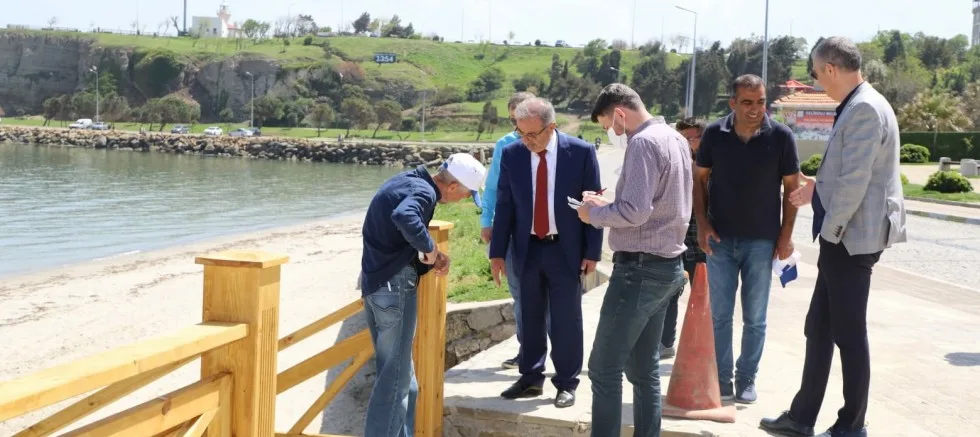 Özacar, Hamzakoy’daki Çalışmaları İnceledi