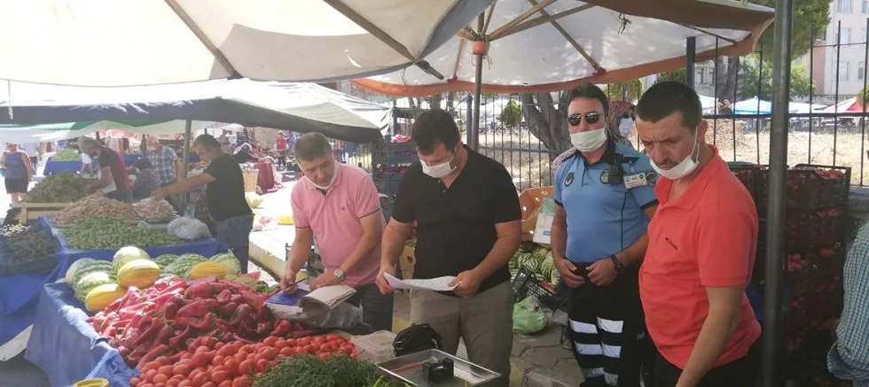 Pazarda Ölçü ve Tartı Aletleri Denetimi Yapıldı