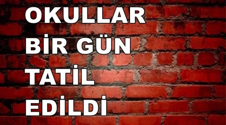 Pazartesi Okullar Tatil!