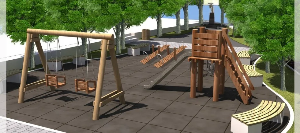 PROJELER HAYATA GEÇİYOR  MODERN ÇOCUK PARKI GELİYOR