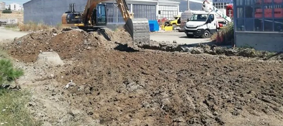 Sanayi Sitesindeki Çalışmalar Üst Yapıya Hazırlanıyor