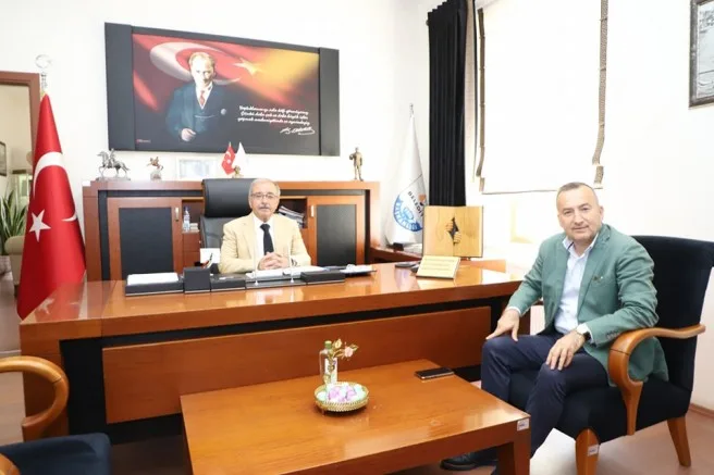 Şarlan’dan Başkan Özacar’a Ziyaret