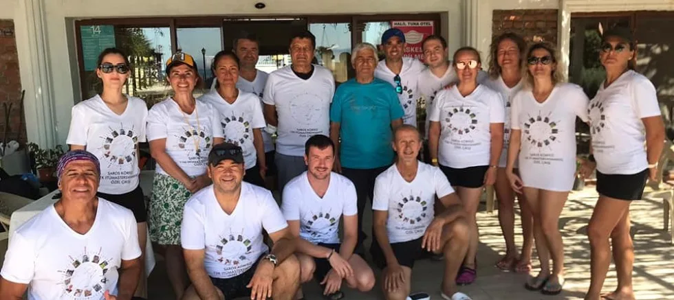 Saros’ta Master Yüzücülerin 12 Km’lik Yeni Rota Keşfi Heyecan Yarattı
