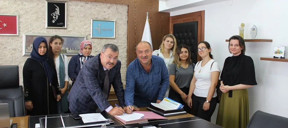 Saros Tekstil ile İŞKUR Arasında Sözleşme İmzalandı