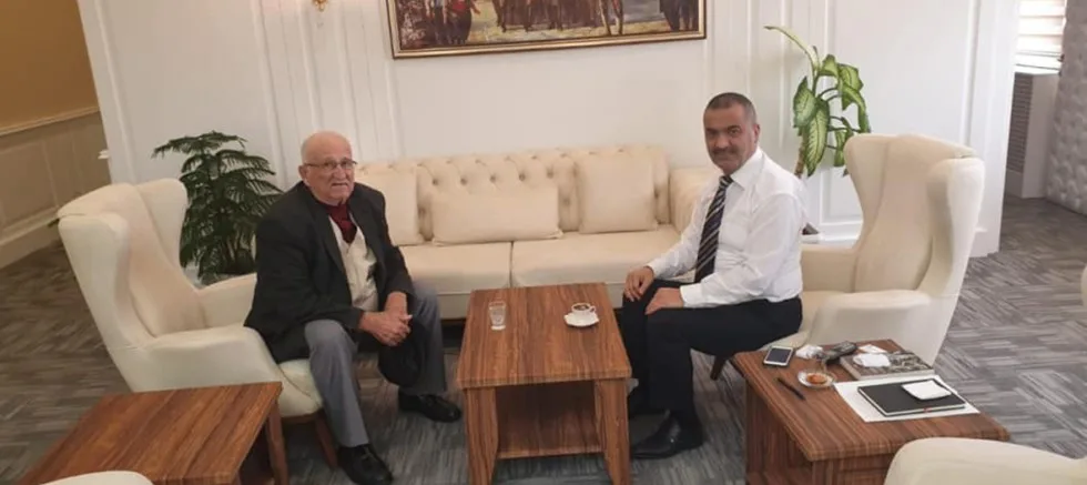 Şehit Babasından Kaymakam Kılınçkaya’ya Ziyaret