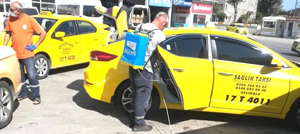 Ticari Araçlar Dezenfekte Edilmeye Devam Ediyor