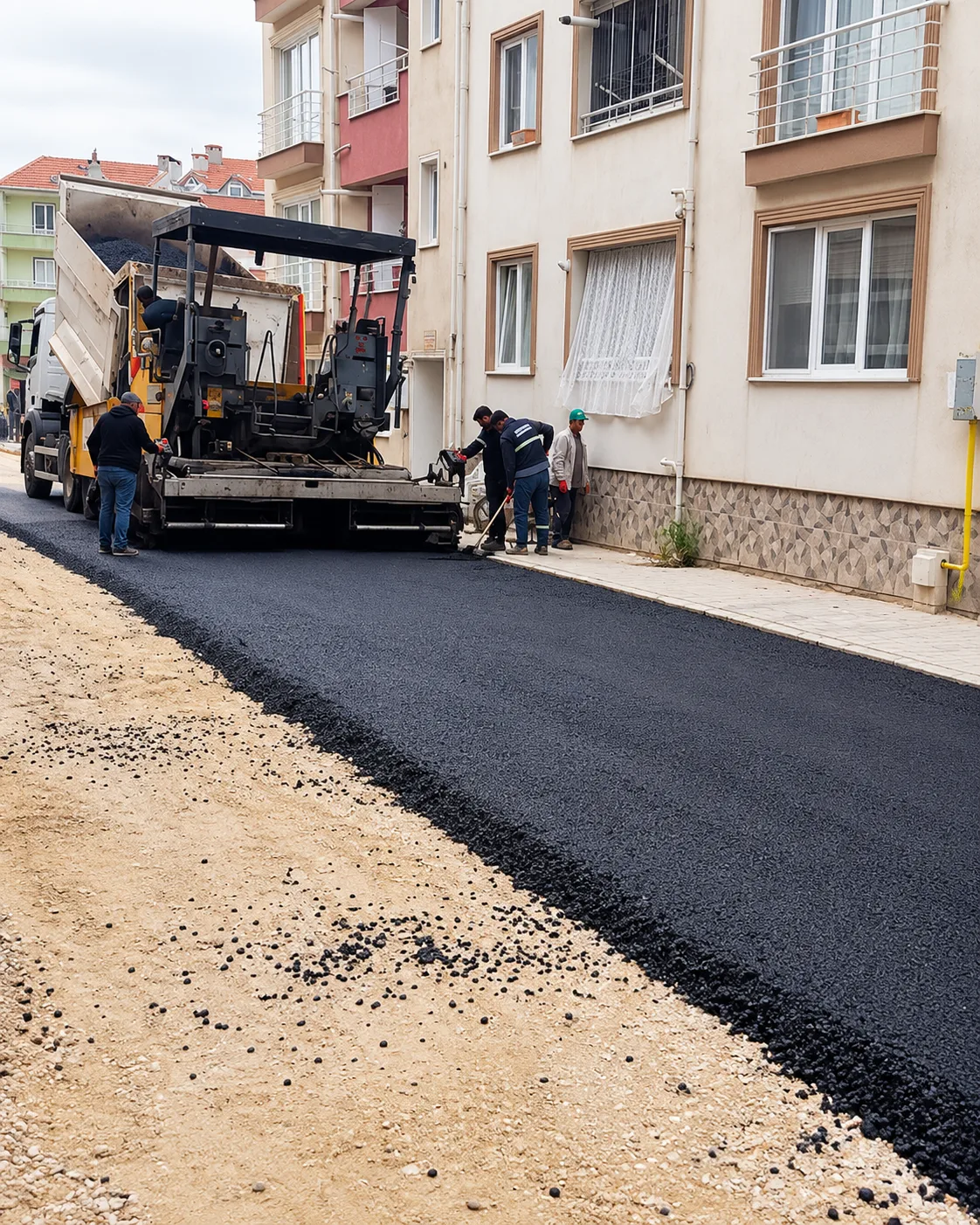 Gelibolu’da Asfalt Çalışmaları Başladı