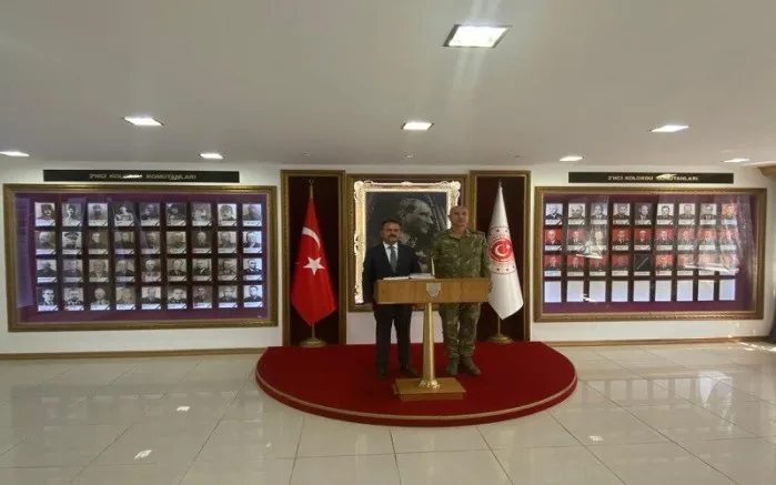 Vali Aktaş’tan Kolordu Komutanı Yaldız’a Ziyaret