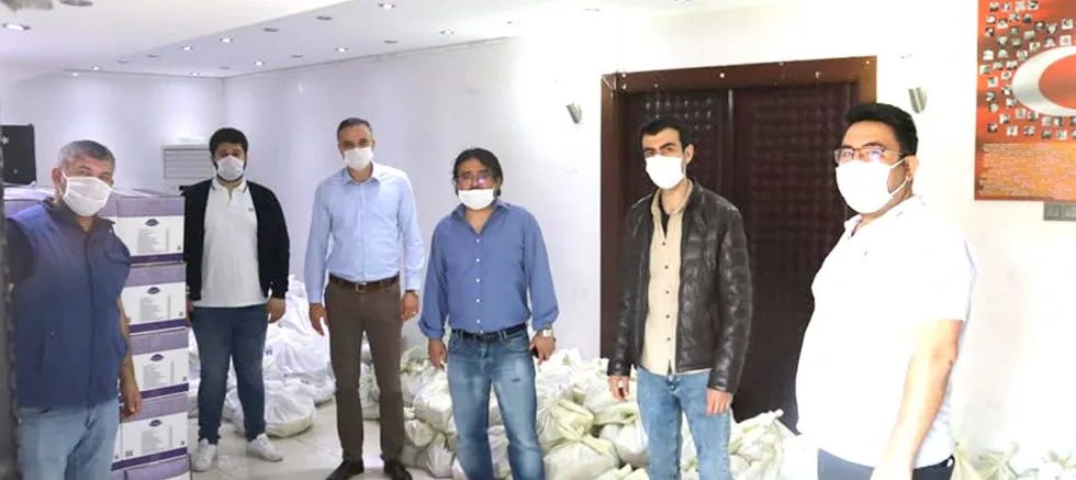 Yardım Kolileri Vefa Grubuna Teslim Edildi