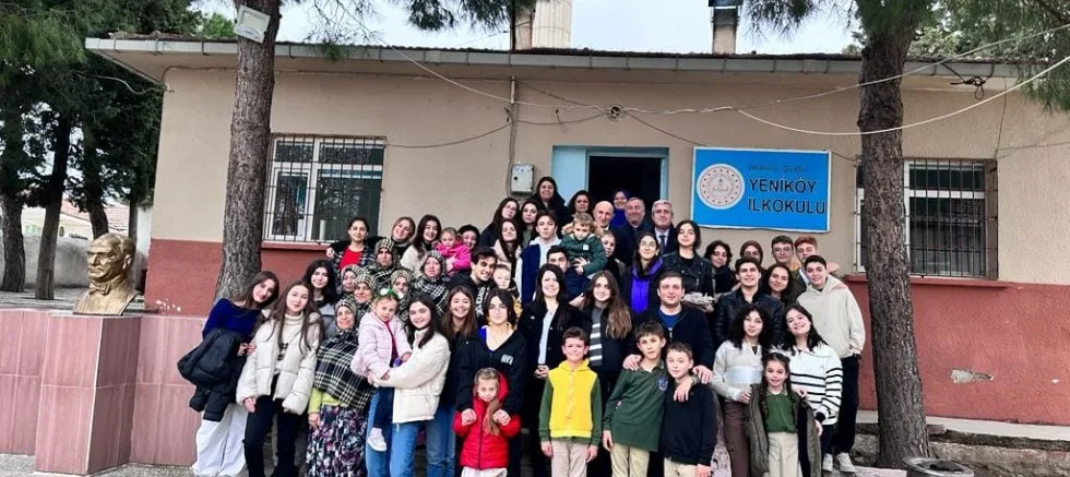 Yeniköy İlkokulu’na Kardeş Okuldan Ziyaret