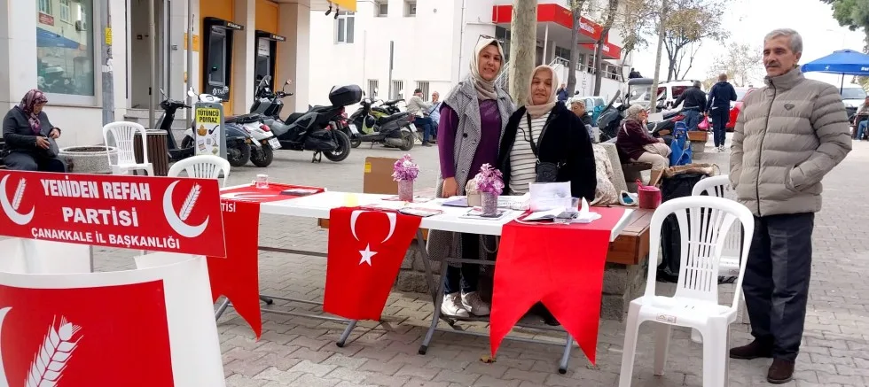 YRP Üye Çalışmaları İçin Stant Açtı