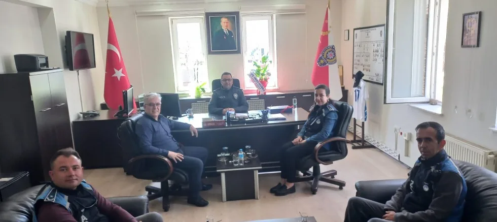 Zabıtadan Emniyet Müdürlüğü’ne Ziyaret