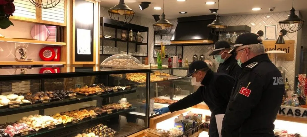 Zabıtadan Pastanelere Denetleme