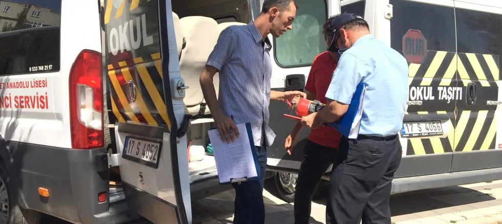 ZABITADAN SERVİS ARAÇLARINA DENETİM